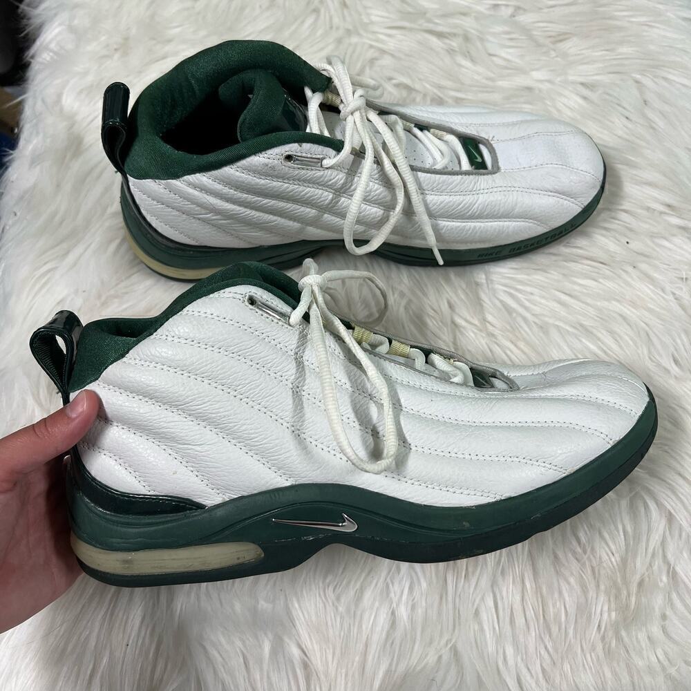 Nike Air Max Chosen TB 2002 Green White Lace Up Sneaker Shoes Size 11